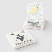 マーブル ストーン コースター ハロウィン (横)