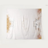 マーブル ラックス ブライダル シャワー バックドロップ フォトブース タペストリー (正面(横))