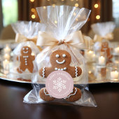 マーブ ウィンター スノーフレーク クリスマス ギフト タグ ステッカー