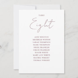 マーブ エレガント モダン シーティングチャート テーブルナンバー