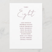 マーブ エレガント モダン シーティングチャート テーブルナンバー (正面)