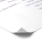 マーブ ボーホー フローラル ✨ 最も面白い 最も奇妙なゲーム ポスター (角)