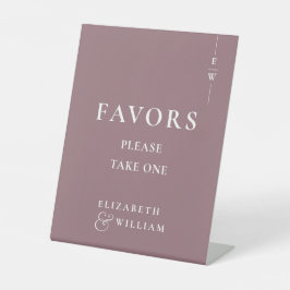 マーブ ミニマリスト モノグラム ウェディング ギフト 台座サイン