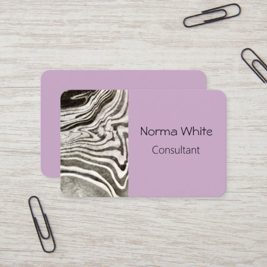 マーベド・ビジネス・カード 名刺 (正面/裏面インサイチュ)