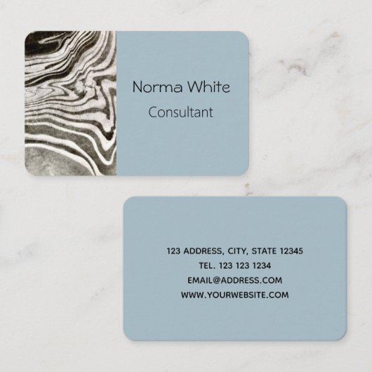 マーベド・ビジネス・カード 名刺 (正面/裏面)