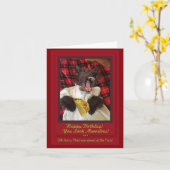 マーベラス誕生日タコ カード (黄色い花)