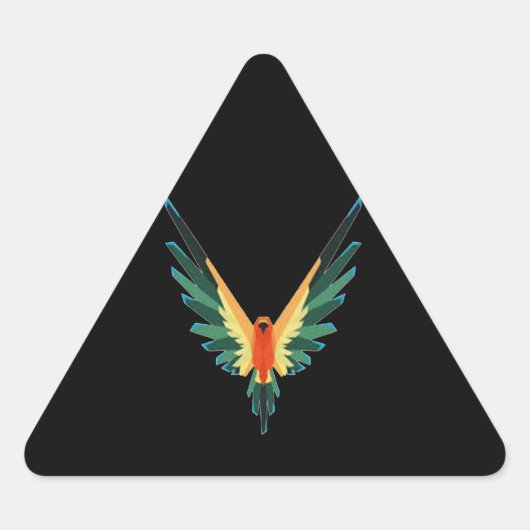 マーベリックのステッカー! 三角形シール (正面)