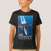 マーベリックやる気を起こさせる Tシャツ (正面)