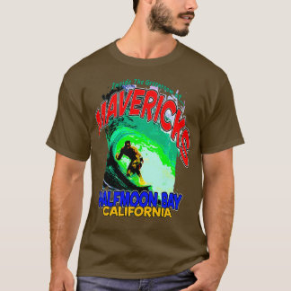 マーベリックスエクストリームサーフハーフムーンベイ Tシャツ