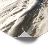 マーベリックスビーチ、ハーフムーンベイ、カリフォルニア州 ポスター (角)