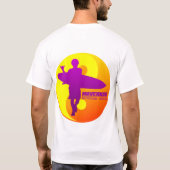 マーベリックス – ハーフムーンベイ(日が差すこと) Tシャツ (裏面)