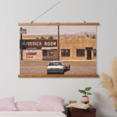 マーベリック木材トップウォールタペストリー 吊り下げ型タペストリー (寝室)