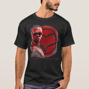 マーベルザ《鳥》ハヤブサと冬の兵士サムウィルソ Tシャツ