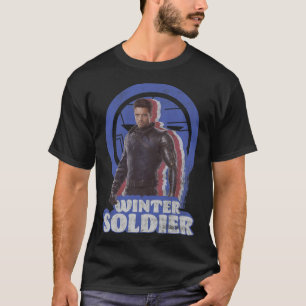 マーベルザ《鳥》ハヤブサと冬の兵士バッキーレット Tシャツ