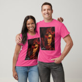 マーベルドクターストレンジ2スカーレットウィッチビッグ顔フラ Tシャツ (ユニセックス)