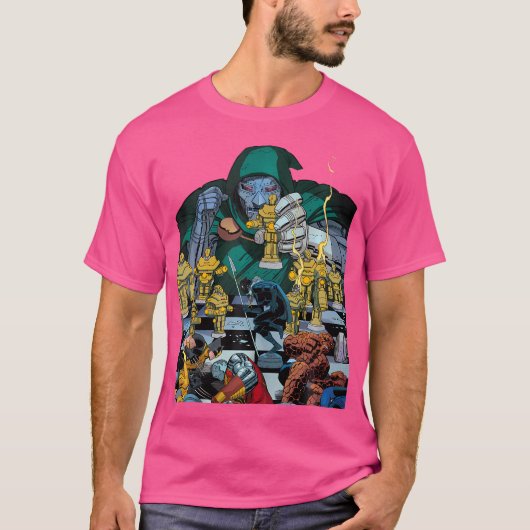 マーベルドクタードームドームウォー3漫画カバー Tシャツ (正面)