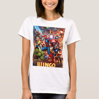 マーベルビンゴヒーロー Tシャツ