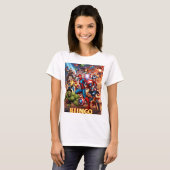 マーベルビンゴヒーロー Tシャツ (正面フル)