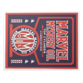 マーベルミステリー油ヴィンテージ署名メモ帳 ノートパッド (正面)