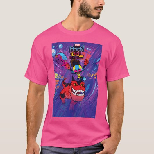 マーベルムーンガールと悪魔の恐竜シリーズのポスター Tシャツ (正面)