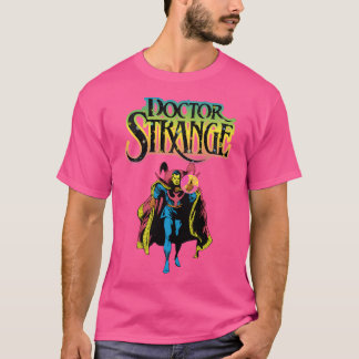 マーベル漫画クラシックレトロDr.ストレンジカラフルT Tシャツ