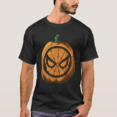 マーベル スパイダーマン ハロウィン パンプキン Tシャツ (正面)