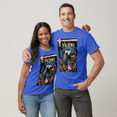 マーベル・ベノム・致命的な大乱闘コミックカバーの友達 Tシャツ (ユニセックス)