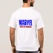 マーベル Tシャツ (裏面)