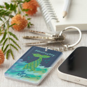 マーマパーソナライズされたイズのマーメイドキーチェーン キーホルダー (正面右)