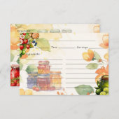 マーマレードレシピカード エンクロージャーカード (正面/裏面)