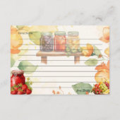 マーマレードレシピカード エンクロージャーカード (裏面)