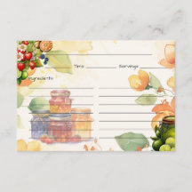 マーマレードレシピカード