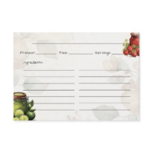 マーマレード基本レシピカード