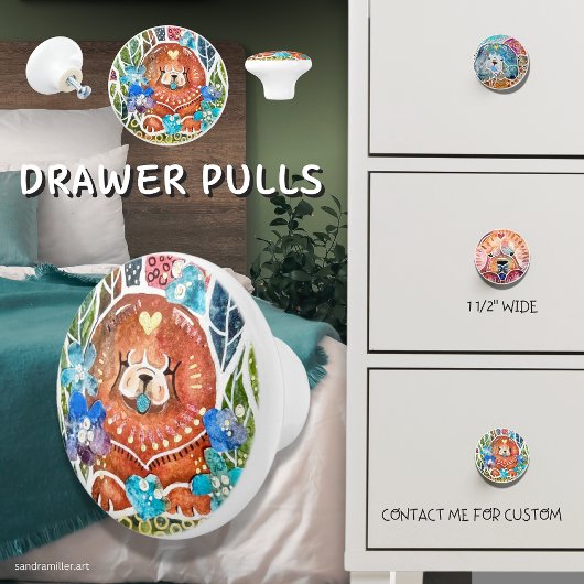 マーマレード恋しく思チョーセラミックプル セラミックノブ