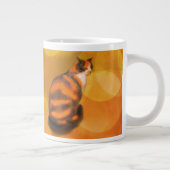 マーマレード猫の巨大なコーヒーマグ ジャンボコーヒーマグカップ (右)