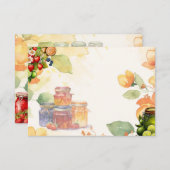 マーマレード空白のレシピカード エンクロージャーカード (正面/裏面)