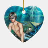 マーマンのオーナメント セラミックオーナメント (裏面)