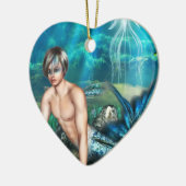 マーマンのオーナメント セラミックオーナメント (左)