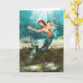 マーマンの挨拶状 カード (黄色い花)