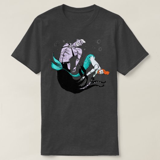 マーマンゲイヤーマー威厳のあるヒゲゲイジンジャー Tシャツ (デザイン正面)