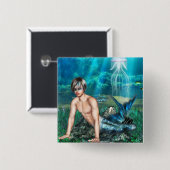 マーマンPin 缶バッジ (正面&裏面)