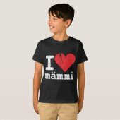 マーミが大好きな子供用ダークTシャツ Tシャツ (正面フル)