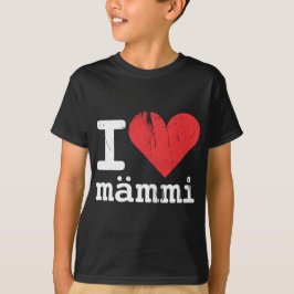 マーミが大好きな子供用ダークTシャツ Tシャツ