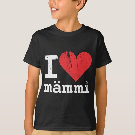 マーミが大好きな子供用ダークTシャツ Tシャツ (正面)