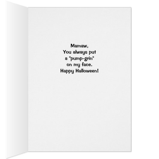 マームハロウィーンかわいいジャックオランタン (内側 (右))