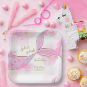 マーメお洒落ッドアンダーザシー紙プレート ペーパープレート (パーティー)