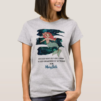 マーメお洒落ーやる気を起こさせるド Tシャツ
