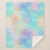 マーメかわいらしドはかりで測海 シェルパブランケット (正面)