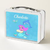 マーメきらめくドの読本が個人用に メタルランチボックス (裏面)