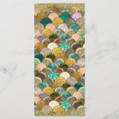 マーメはかりで測ド数々のカラーグリッターGlamパーティーメニュー メニュー (裏面)